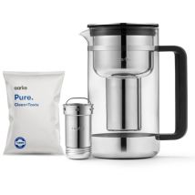 Carafe En Verre Plus Grande De 2,8 Litres Avec Filtre.