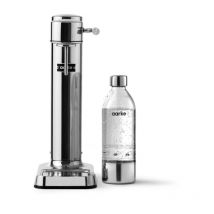 Carbonator 3 Gasatore d'acqua e Bottiglia, Finitura Acciaio - Aarke