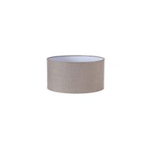 Fabrilamp - Happy E27 Abat-jour Cylindrique Gris Lin 35dx35dx20h - Fab 176333528