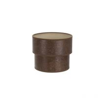 Fabrilamp - Abat-jour de table Double Smile Rouille E14 (18x16x16cm)