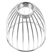 Feiyue - Abat-jour en fer forgé en forme de cage à oiseaux, luminaire industriel, décoration noire