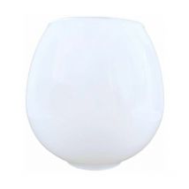 Abat-jour verre kiwi 12x8cm opale brillant ouverture 4cm