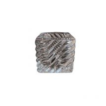 Abat-jour en verre lexia 7x7cm transparent ouverture 3cm