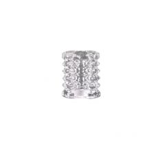 Abat-jour en verre nexus 5,5x4,5cm transparent ouverture 2cm