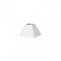 Abat-jour Piramide Mezzo E27 Blanc 20dx10dx15h Tissu Popeline