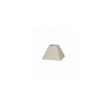 Abat-jour Piramide Tenorio E27 lin beige 25dx11dx18h