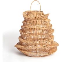 Iluzzia - Abat-jour Suspension Rotin Halima Ø570 mm Naturel