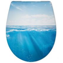Cedo - Abattant wc Cavallino Beach deepsea - Avec Frein de Chute et Déclipsable - Thermoset