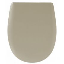 Olfa - Abattant easy clip avec descente assistée uni Ficelle 36x46.5 cm