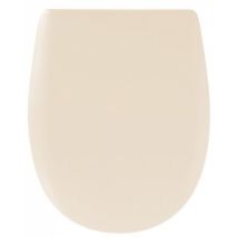 Olfa - Abattant easy clip avec descente assistée uni Rose poudré 36x46.5 cm