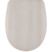 Olfa - Abattant wc Ariane Mat Sun Wood - Descente manuelle - Déclipsable