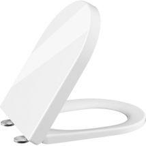 Lunsy - Abattant de wc avec abattant de wc à fermeture douce, fonction de dégagement rapide et fermeture en douceur - abattant de wc facile à