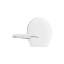 Abattant WC CEDO Long Beach – 43x37 cm – Résine thermodurcissable – Charnières en acier inoxydable – Norme NF