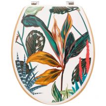 Abattant wc palawan multicolore en bois - 5five