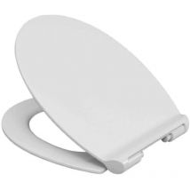 Siamp - Abattant fermeture ralentie thermodur Azur Premium Slim, blanc