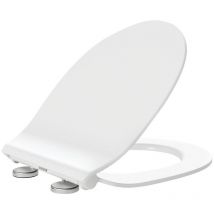 Dubourgel - Abattant à frein de chute Fusion extra plat blanc - bemis