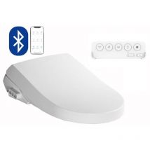 Toptoilet - Abattant japonais Luxe Silver Connect