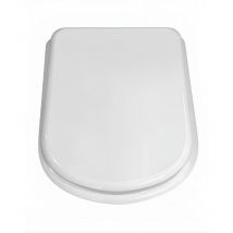 ETOOS – 02122108 – WC-Sitz Calla, weiß – Holzfaser (MDF), PVC – Einfache Installation, leicht zu reinigen