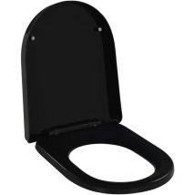 Record - Abattant wc à fermeture en douceur Libération rapide Noir - The Living Store - Noir