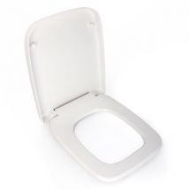 Gelco Design - Abattant wc avec frein chute Blanc 43x43 cm