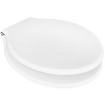 Dianhydro - Abattant wc pour Azzurra blanc Giunone vase forme 2 43 x 37,8 cm entraxe charnie'res type a 9 - 19,5 cm re'glable