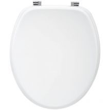 Five - Abattant wc blanc en bois - 5