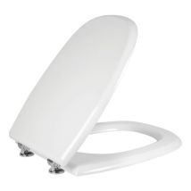 Abattant WC en bois MDF blanc – Compatible Pozzi Ginori Square – Caractéristique abattant WC, Matériau de l'abattant, Mode de fixation