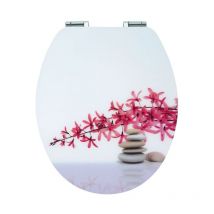 Wirquin - Abattant Woody fsc wc en bois Frein de chute - Décoration zen Pro