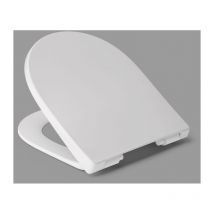 Hamberger - Haro Lopata wc siège 540715 blanc , charnières en acier inoxydable, chevilles rabattables, non réglable