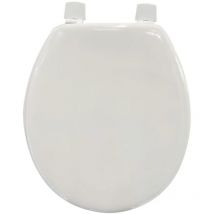 Abattant wc MDF Blanc - Charnières PS MSV