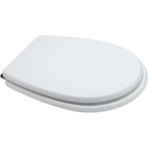 Kiamami Valentina - Abattant Wc Modèle Liuto Blanc Mdf Compatible
