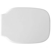 Ceramicstore - Abattant wc pour vase Flaminia Ciottolo 44-47,4 x 34,6 cm abattant wc blanc avec charnie'res re'glables et sie'ge en fonte de bois