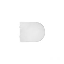 Dianhydro - Abattant wc pour vase Hidra Pluvia 42-47 x 35 cm Abattant wc blanc avec charnie'res Unistop re'glables et abattant en fonte de bois
