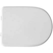 Dianflex - Abattant wc pour wc Vavid Orientale Abattant wc blanc 45 x 36 cm avec charnie'res re'glables et sie'ge en fonte de bois Bianco