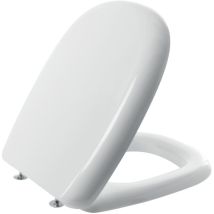 Idralite - Abattant Wc Thermodurcissable Blanc 'five' Avec Charnières Inox H025s - Fer 410762