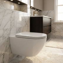 Abattant Wc Softclose Blanc Compatible Gemma 2 - Ceramica Dolomite