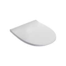 Globo 4all Mdr20bi Abattant De Siège De Toilette À Fermeture Souple Et Antibactérien Blanc - Duroplast