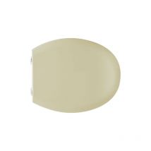 Carrara&matta - Abattant wc Bemis abattant wc universel en bois Champagne Canyon c&m 42-44 x 37 cm avec charnie'res re'glables Champagne