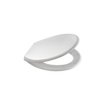 Bemis Mfg - Abattant wc universel mode'le S12 spa en polypropyle'ne 36,5x43,5 cm blanc charnie'res en plastique re'glables