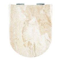Olfa - Abattant wc Wood Slim rhodes, descente assistée et déclipsable
