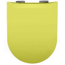 Olfa - Abattant wc Wood Slim Vert anis Brillante - descente assistée - déclipsable