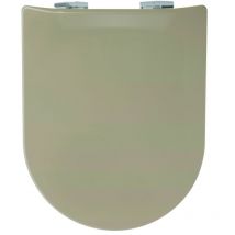 Olfa - Abattant wood slim déclipsable uni Ficelle 36.5x48 cm
