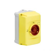 Coffret IP65 pour MS116-MS/MO132-Boit. Jaune poignée Rouge 1SAM201911R1011 ABB H442162