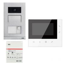 ABB - Videosprechanlage-Kit für Einfamilienhaus 2-Draht mit Freisprechmonitor und Türstation