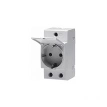Prise électrique abb, Montage rail din, Type f - Schuko allemand, , IP20, IP30 ( Prix pour 1 )