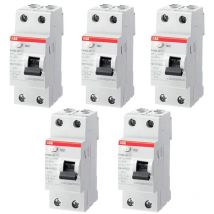 Kit Interrupteur différentiels ABB purs 2P 30ma ac FH20225