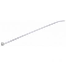 Serre-câble Thomas & Betts Ty-Fast 186mm x 4,6 mm Blanc en Nylon 66 ( Prix pour Sachet de 100 )