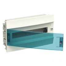 ABB - Unterputz-Schaltschrank 18 Module IP41 Tür blau petrolweiß 41A18X12