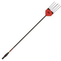 Abbacchiatore elettrico Oliviero Flex Basic per raccolta olive con asta fissa 240 cm cavo 12 mt e bacchette in AX01