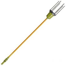 Abbacchiatore elettrico Oliviero Synthesis per raccolta olive con asta fissa cm 250 cavo 10 mt e bacchette in carbonio